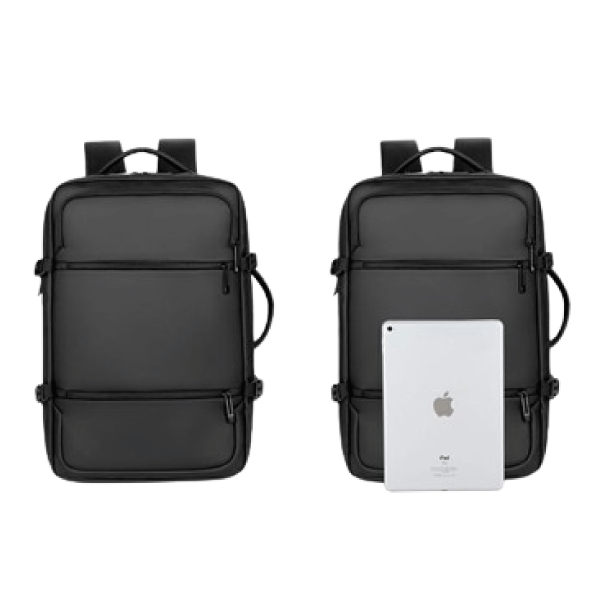 Laptop Backpack – Holds Up To 15.6″ Laptops & Tablets – Waterproof – Ergonomic Softback – Luggage Strap