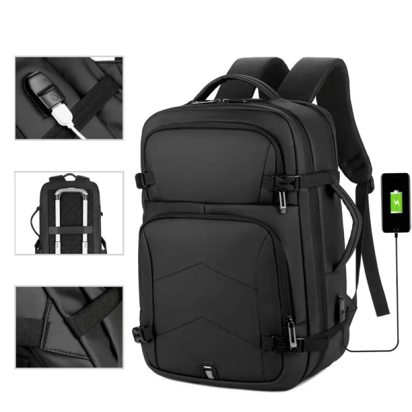 Laptop Backpack – Fit For 15.6″ Laptops & Tablets – Waterproof  – Shockproof – USB Charging Port – 45 X 32 X 11 CM