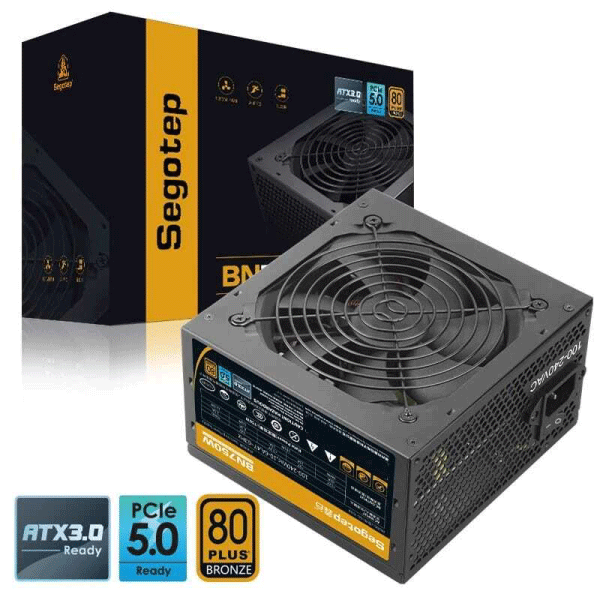 SEGOTEP BN750W 750W ATX 3.0 BRONZE 80PLUS NON MODULAR POWERSUPPLY