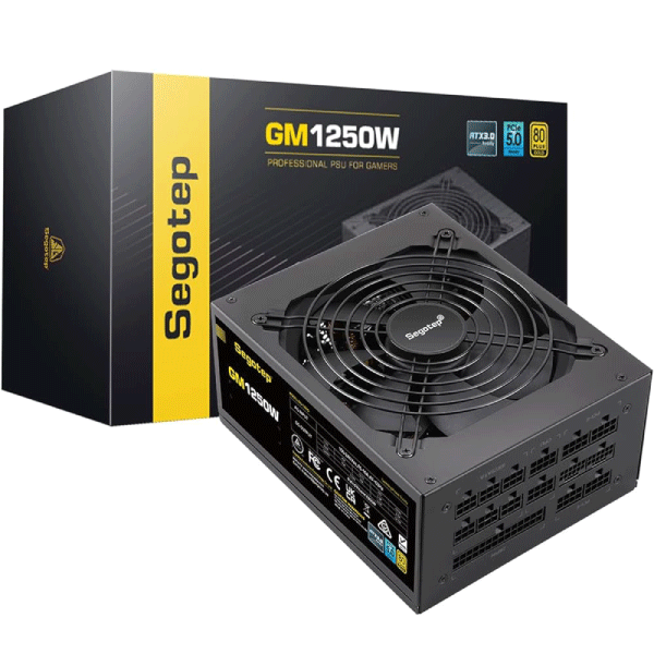 SEGOTEP GM1250W 1250W ATX 3.0 GOLD 80PLUS FULL MODULAR POWERSUPPLY