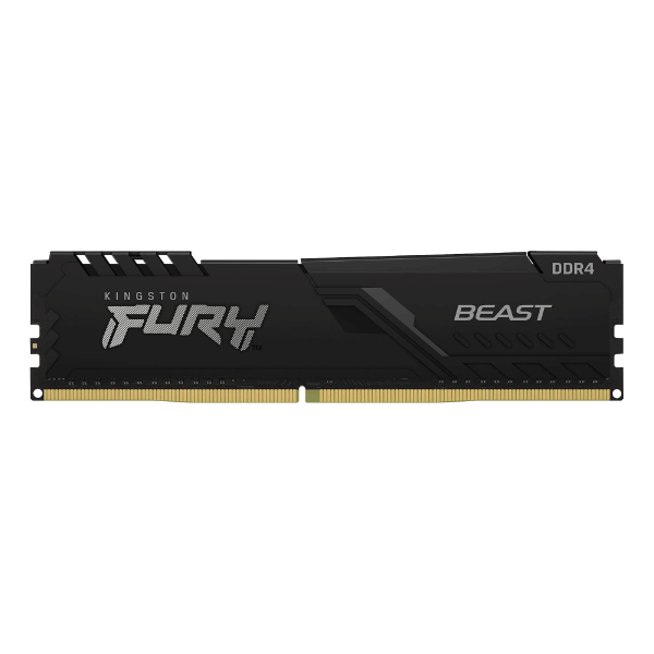 Kingston FURY Beast 16GB 3600MHz DDR4 CL18 Desktop Memory Single Stick KF436C18BB/16, Black