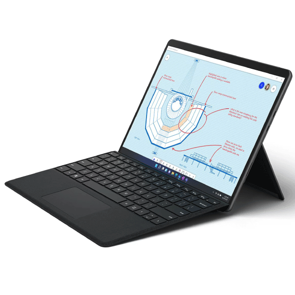 Microsoft Surface Pro 9 i5-1235U 1.3GHz, 8GB, 256GB SSD, 13″ (2880×1920) TOUCHSCREEN+ Keyboard