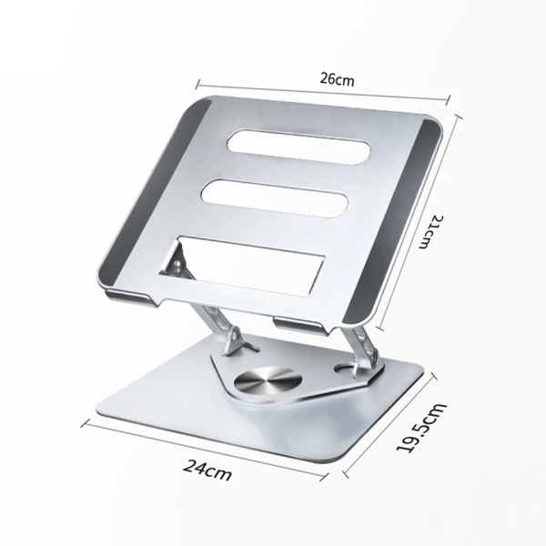 Laptop N81-2 15.6" Aluminium/Silicone Foldable stand