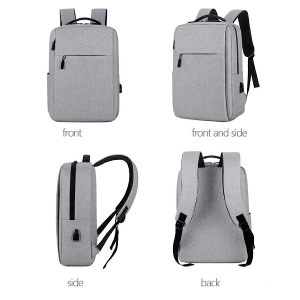 Business Slim Laptop Backpack For Up To 15.6 Inch – USB Charging Port – Organized Compartments – Waterproof