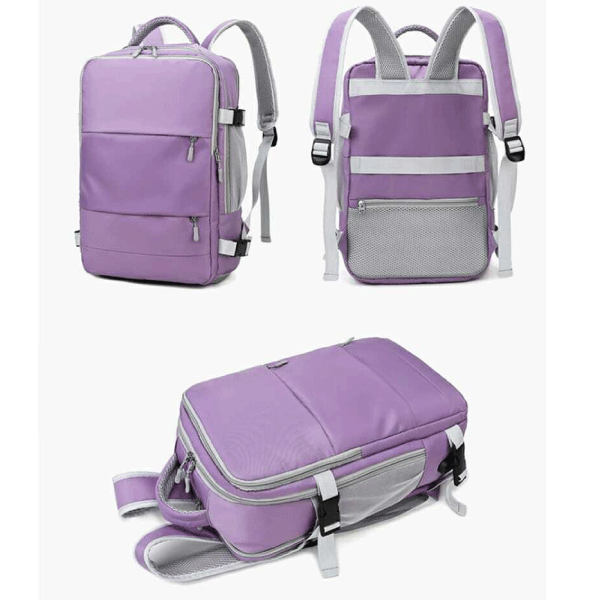 Multifunctional Backpack – Accommodates Up To 15.6″ Laptops & Tablets – Waterproof - USB Charging Port