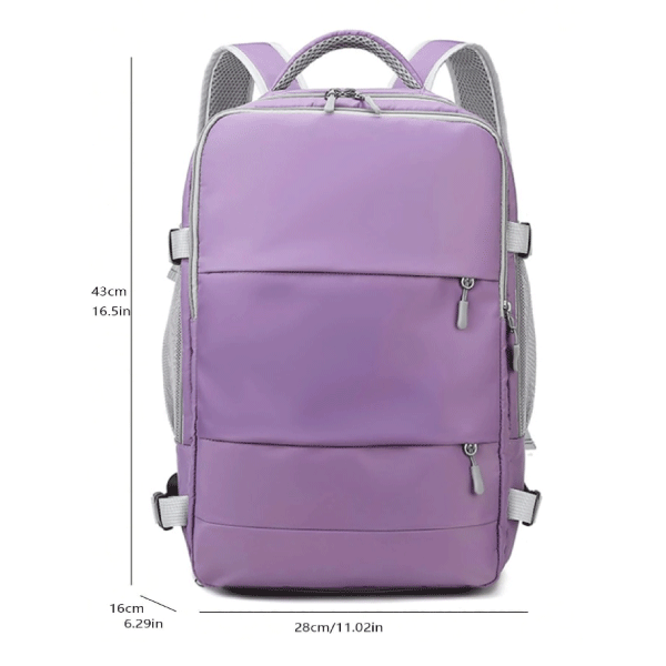 Multifunctional Backpack – Accommodates Up To 15.6″ Laptops & Tablets – Waterproof - USB Charging Port