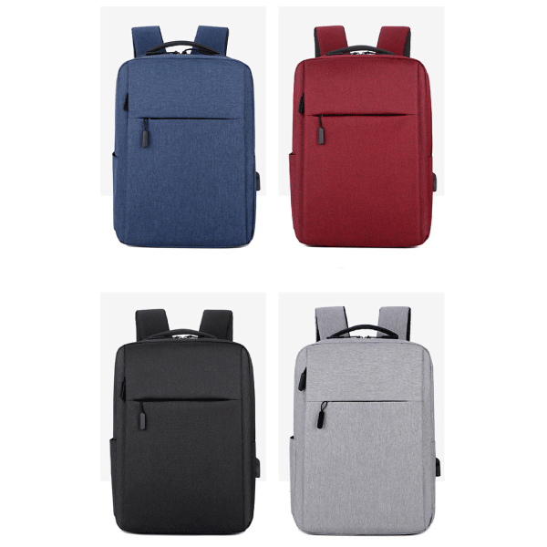 Business Slim Laptop Backpack For Up To 15.6 Inch – USB Charging Port – Organized Compartments – Waterproof