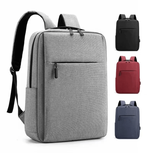 Business Slim Laptop Backpack For Up To 15.6 Inch – USB Charging Port – Organized Compartments – Waterproof