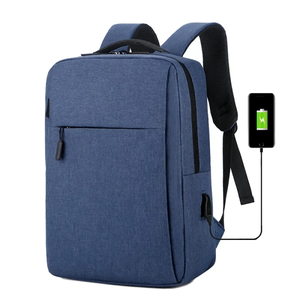 Business Slim Laptop Backpack For Up To 15.6 Inch – USB Charging Port – Organized Compartments – Waterproof
