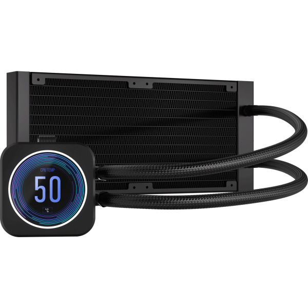 CORSAIR LIQUID CPU COOLER ICUE H100I ELITE LCD XT