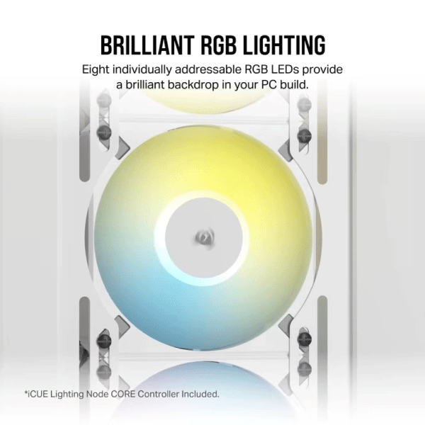 CORSAIR TRIPLE FAN KIT ICUE AF120 RGB ELITE 120MM PWM WHITE