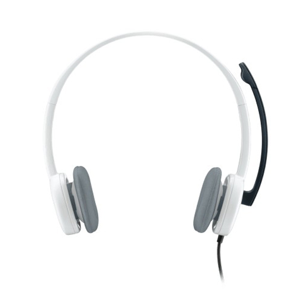 Logitech H150 Audio Jack Connection White