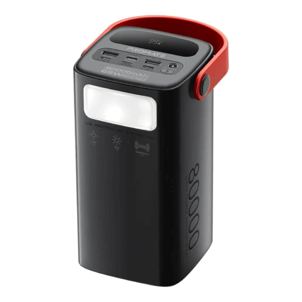 Promate Super Power Pack 80k mAH - 65W Power Delivery