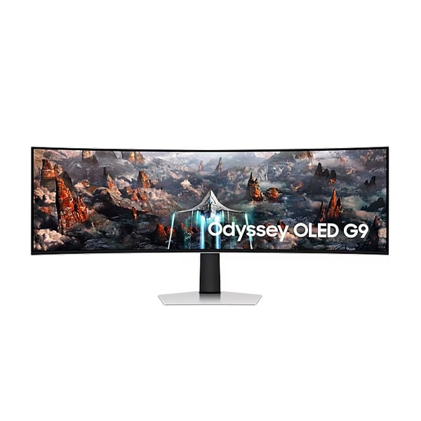 Samsung 49" Odyssey OLED G9 Curved Gaming Monitor, Dual QHD, (AMD FreeSync Premium Pro, G-Sync Compa