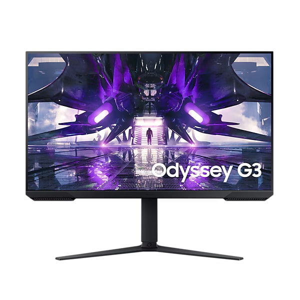 Samsung 32" LED Flat Gaming Monitor Odyssey G3, AMD FreeSync Premium Height Adjustable Stand"