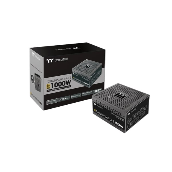 ThermalTake Toughpower GF3 1000W 80 Plus Gold - ATX3.0, Gen5 Connector
