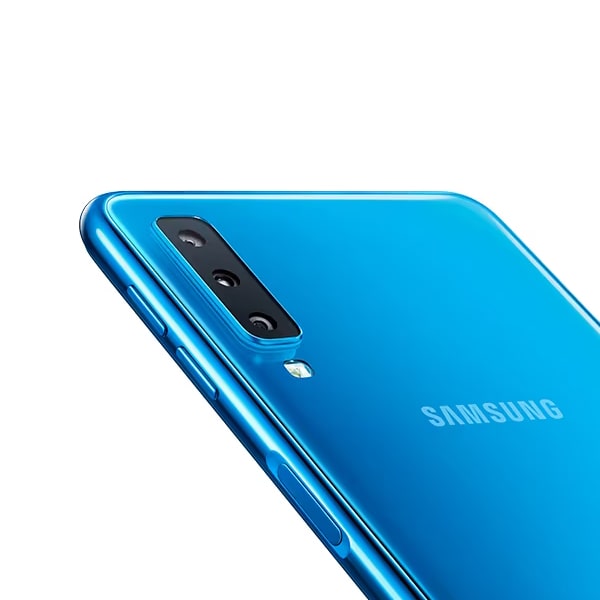 USED SAMSUNG A7 2018 4 RAM 64 GB BLUE