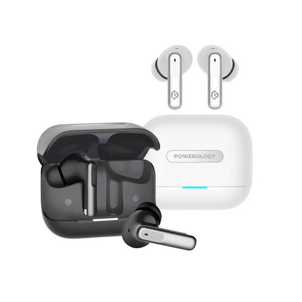 Powerology Hybrid ANC+ENC 6Mic Earphone