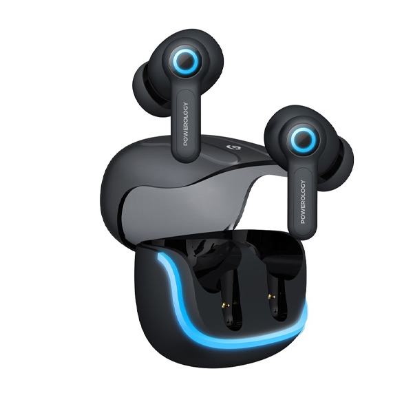 Powerology  Quard Mic ENC TWS Earphone - Black