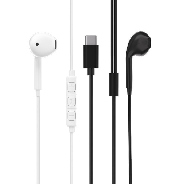 Powerology Stereo USB-C Earphones 1.2M