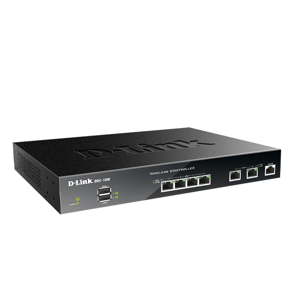 D-Link Wireless controller with 2 Giga WAN, 4 Giga LAN, 1 USB port