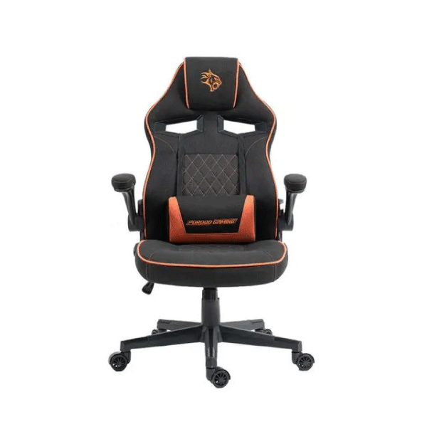 Porodo Gaming Chair with Fabric Covered Cushion and Class3 100Mm Gas Lift