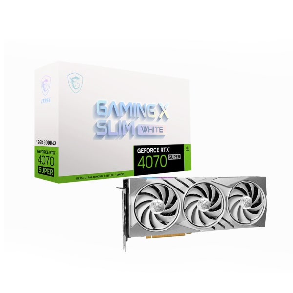 MSI GeForce RTX™ 4070 SUPER 12G GAMING X SLIM WHITE