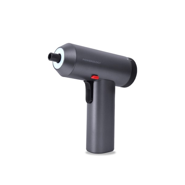 Powerology 30 in 1 Cordless Electric Screwdriver Gun with Built-In LED 2200mAh 220rpm
