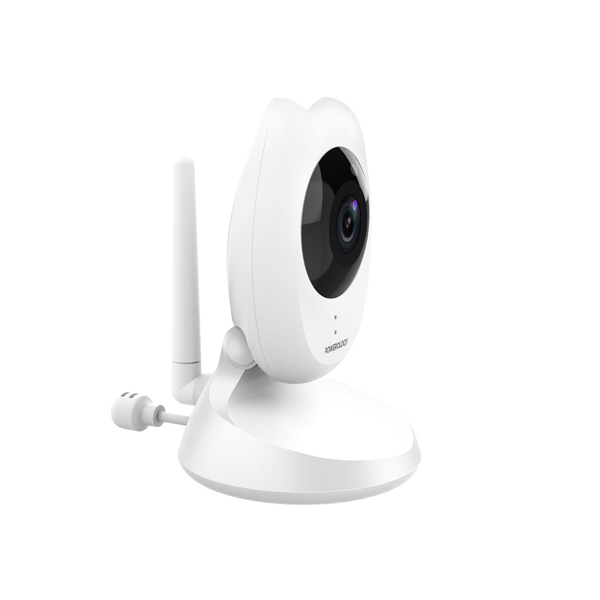 Powerology 4.3" HD LCD Display + VGA Camera Baby Monitor - White