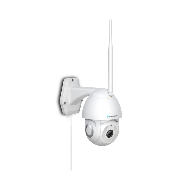 Powerology Advanced Smart Outdoor Waterproof Camera 4Gsim 360% -  White