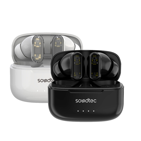Porodo Soundtec ANC & ENC TWS Earphone with Transparent Earbuds