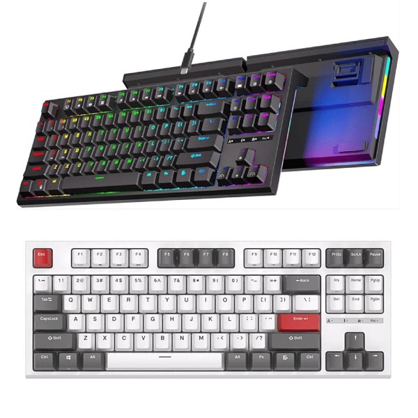 ROYAL KLUDGE 87KEYS WIRED KEYBOARD