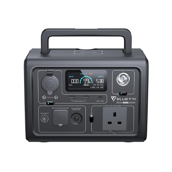 BLUETTI EB3A Portable Power Station 3AH 600W-1200W