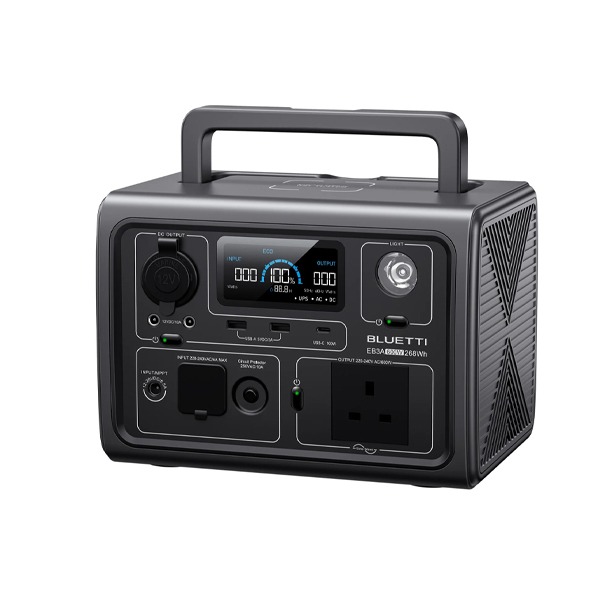 BLUETTI EB3A Portable Power Station 3AH 600W-1200W
