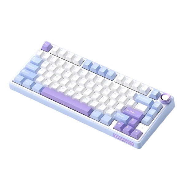 Royal Kludge R75Pro Milk Taro Single-mode Mechanical Keyboard Version Smoke and Rain Switch