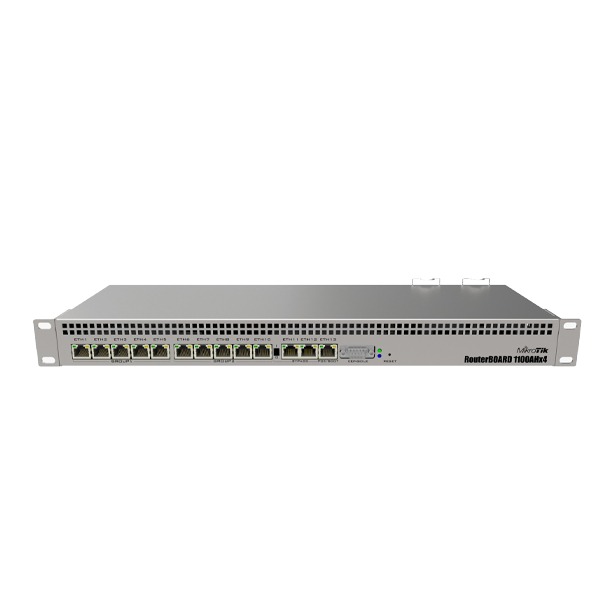 MikroTik RB1100AHx4 with RouterOS L6, indoor case (EU)