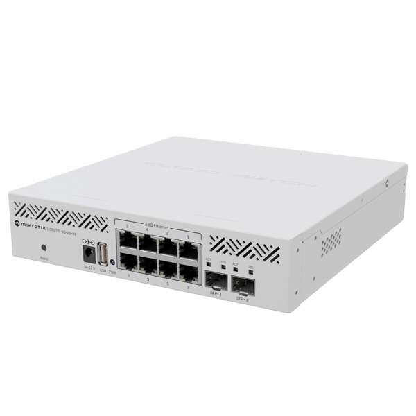MikroTik Cloud Router Switch 310-8G+2S+IN (RouterOS L5), desktop enclosure (EU)