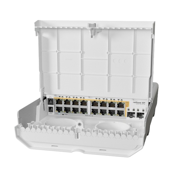 MikroTik netPower 16P with RouterOS L5 license