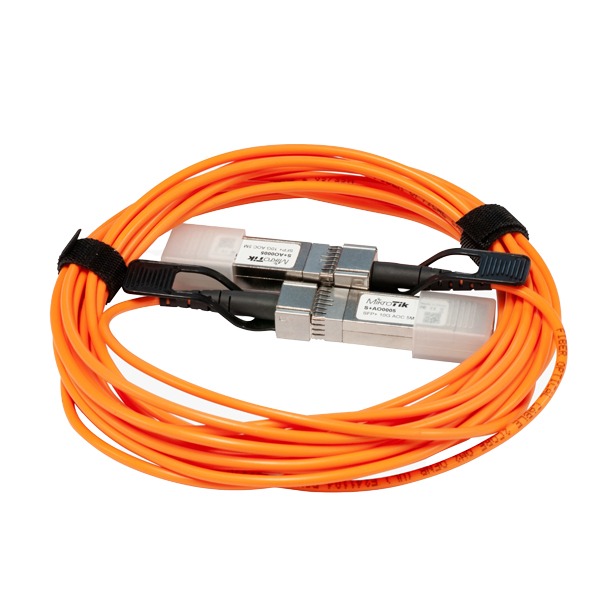 MikroTik SFP+ direct attach Active Optics cable, 5m
