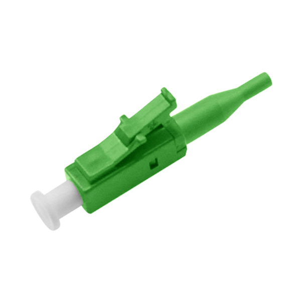 LC / APC connectors for 0.9mm SM, Green