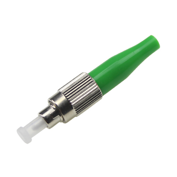 FC / APC connectors for 3mm SM, Green