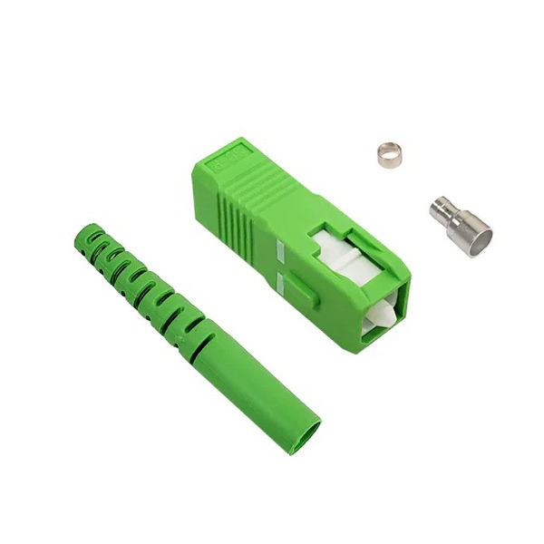 SC/ APC connectors for 2mm SM, Green