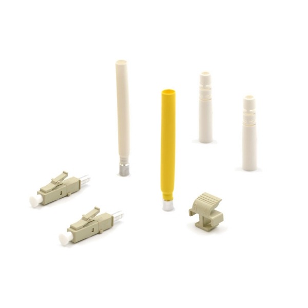LC / UPC connectors for 2mmMM, Grey