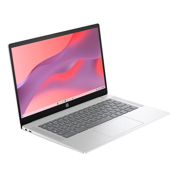 HP A02LJUAR Chromebook 14A-NF0101DS, Intel N100, 128GB UFS, 4GB DDR5, 14.0 Inch, 1366x768, Intel UHD Graphics, ChromeOS, Silver Laptop