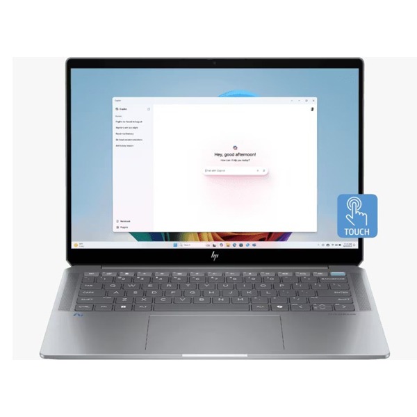 HP B9GT6U8R OmniBook Ultra 14Z-FD000, AMD Ryzen AI 9 HX 375, 2TB SSD, 32GB DDR5, 14.0 Inch Touch, 2400x1400, Intel Arc Graphics, W11H, Silver Laptop