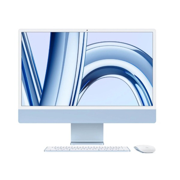Apple IMac M3 8-Core CPU, 24GB Ram, 2TB SSD, 24 Inch 4.5K, 10-core GPU, Blue