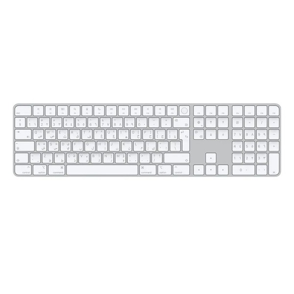 Apple Magic Keyboard with Touch ID and Numeric Keypad Silver ARA