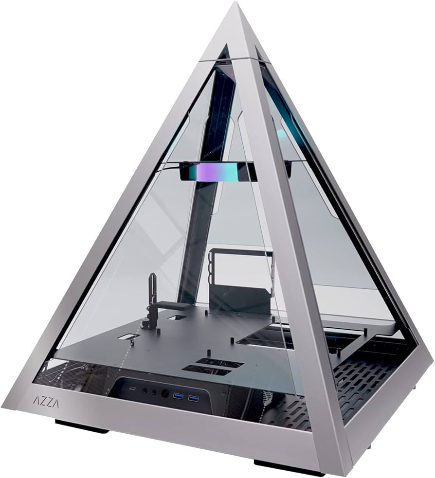 AZZA PYRAMID 804L Black Gaming Case with PCI-e 4.0