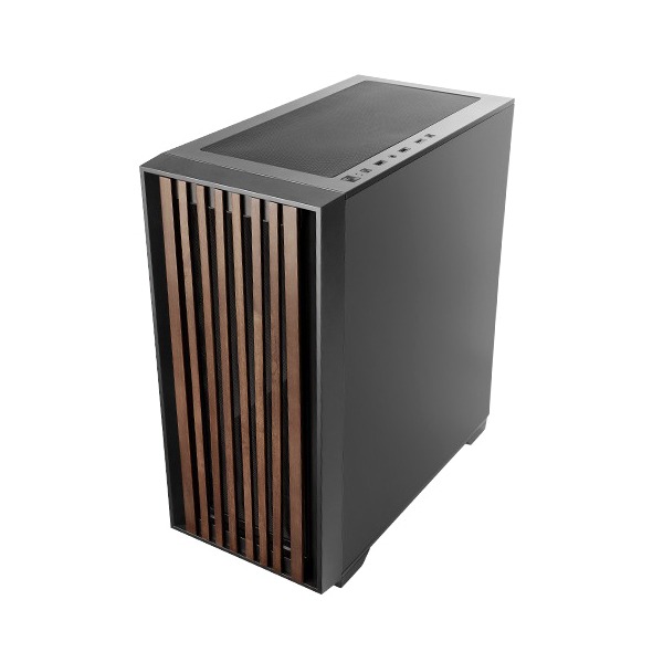 Mars Gaming Mc-Woodc, Atx Case, Wooden Front Panel & Chromed Glass Side Window, 120Mm Fdb Rear Fan, Dual Chamber Design