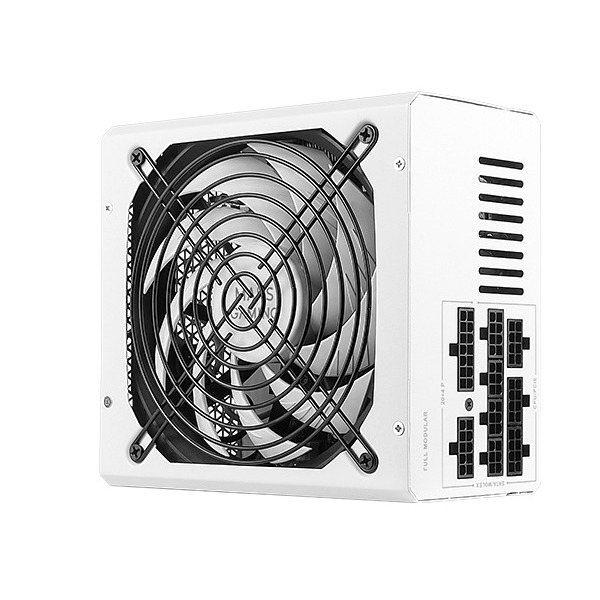 Mars Gaming Mpze750M, Dc-Dc 750W Full-Modular Psu 80Plus Silver, +87% Ef, Ai-Rpm 14Cm Fan, Japanese Capacitors, Full White